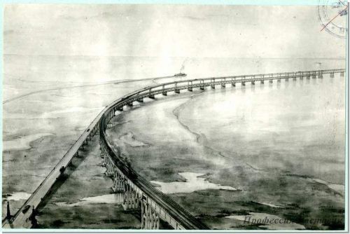 Керченский мост по проекту 1949 года
